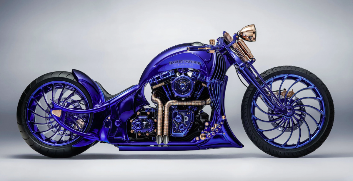 Purple on sale harley davidson